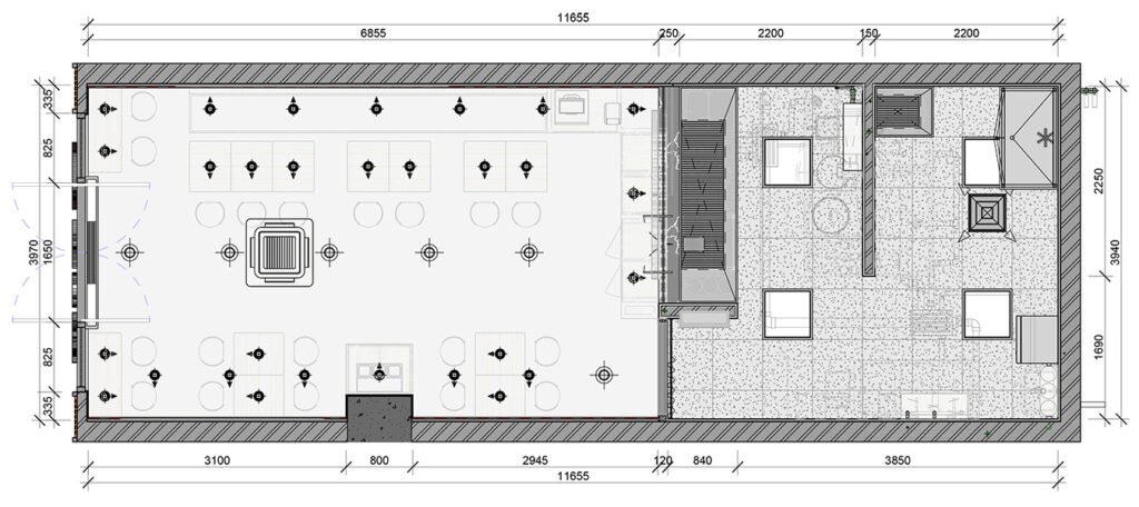 test_230407.rvt - Sheet: A201 - 原始平面图